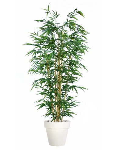 Stor kunstig bambus plante med potte H240 cm