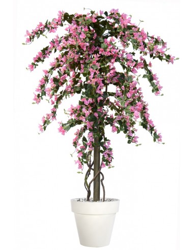 Stort kunstigt Bouganvillea træ med potte H210 cm