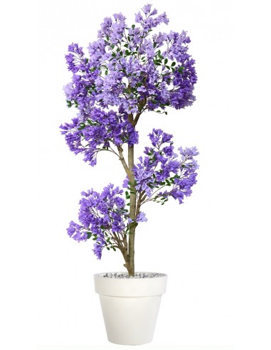 Stort kunstigt Jacaranda træ med potte H200 cm