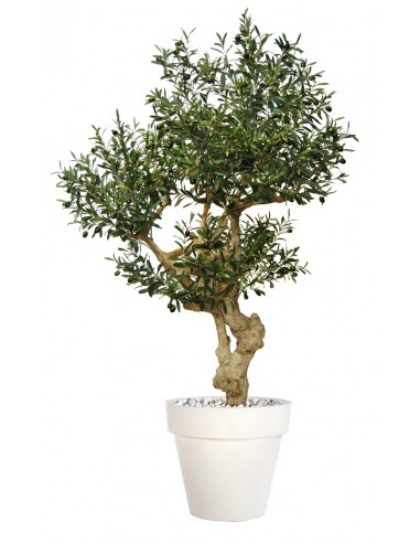 Stort kunstigt Oliventræ med potte H200 cm