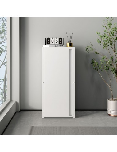 Burlov skab i stål 88 x 40 x 35 cm - Hvid