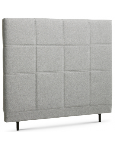 Lars sengegavl i polyester B120 cm - Lysegrå