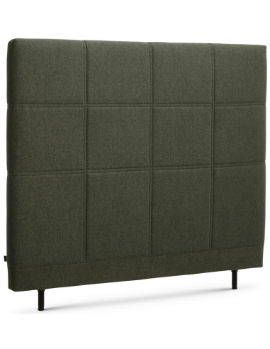 Lars sengegavl i polyester B140 cm - Mosgrøn