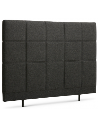 Lars sengegavl i polyester B160 cm - Antracit