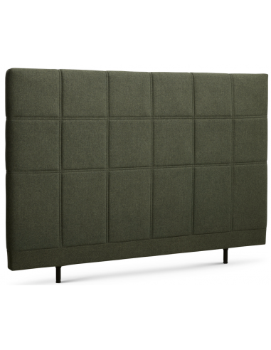 Lars sengegavl i polyester B180 cm - Mosgrøn