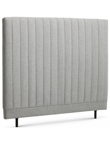 Austin sengegavl i polyester B120 cm - Lysegrå