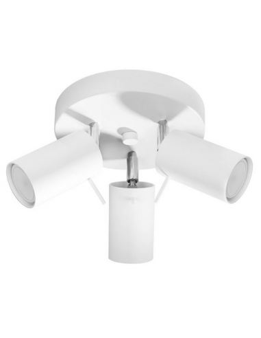 RING Loftspot i stål H18,5 x Ø19,5 cm 3 x GU10 - Hvid