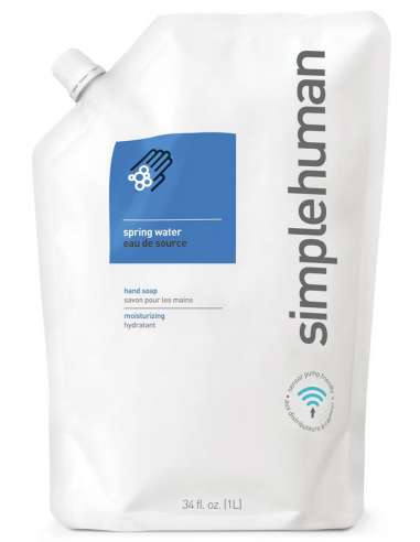 Simplehuman flydende refill håndsæbe 1000 ml - Kildevand