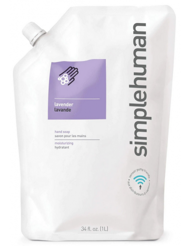 Simplehuman flydende refill håndsæbe 1000 ml - Lavendel