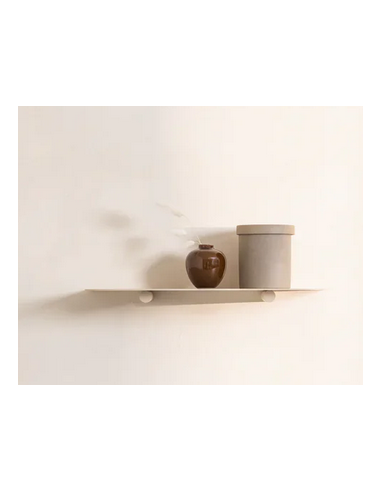 LENN Hylde i rustfri stål H2,2 x B40 x D17 cm - Creme