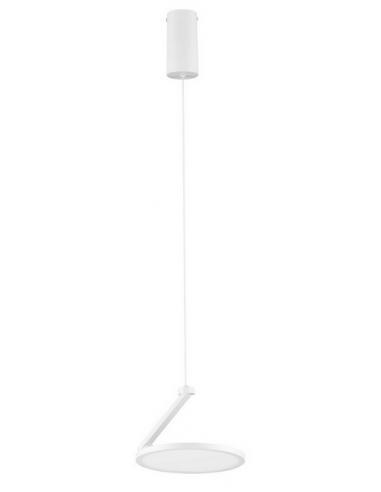 OPI Pendellampe i aluminium Ø19,8 cm 1 x 14W LED - Mat hvid