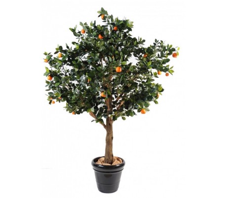 Stort kunstigt appelsintræ H210 cm