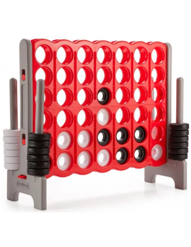 Jumbo 4 på stribe spil i kunststof H104 x B119 x D42 cm