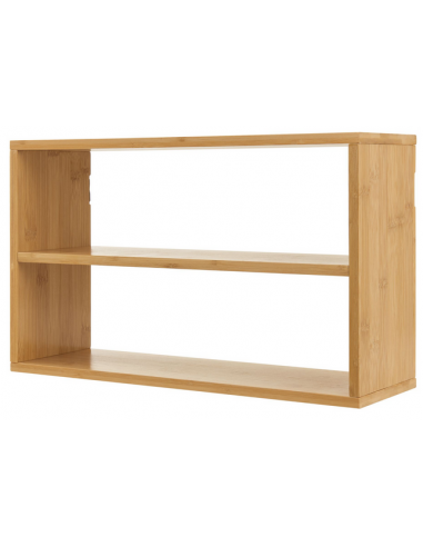 GOL Væghylde i bambus H30 x B50 x D15 cm - Natur