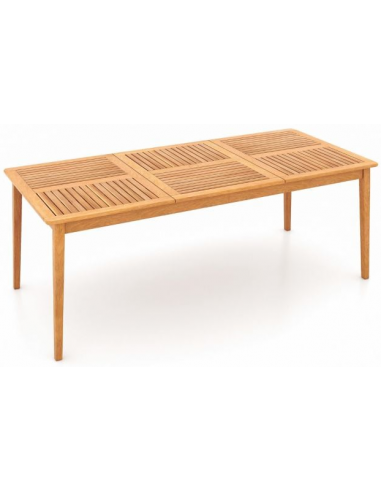 Havebord i akacietræ 200 x 90 cm - Natur