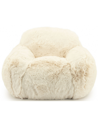 Hug børne lænestol i polyester plys H49 cm - Beige