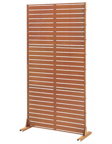 WAND Skillevæg i stål H180 x B90 cm - Corten