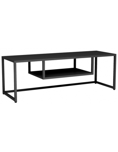 ISO Tvbord i metal H40 x B120 x D40 cm - Sort