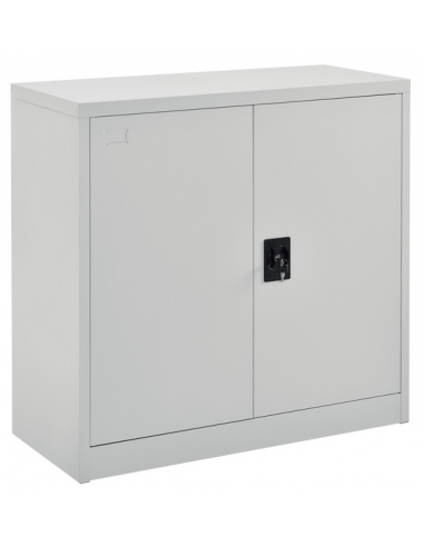 LISE Arkivskab i stål H90 x B90 x D40 cm - Grå