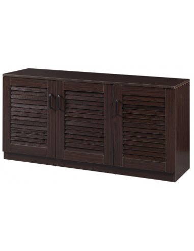 LØT Skoskab i MDF H62 x B125 x D36 cm - Wenge