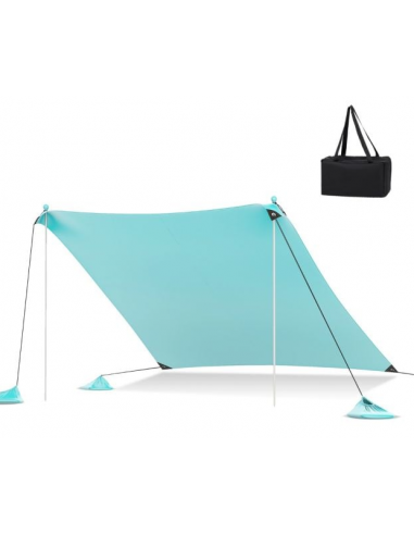 Strandtelt H200 x B300 x D300 cm - Turkis