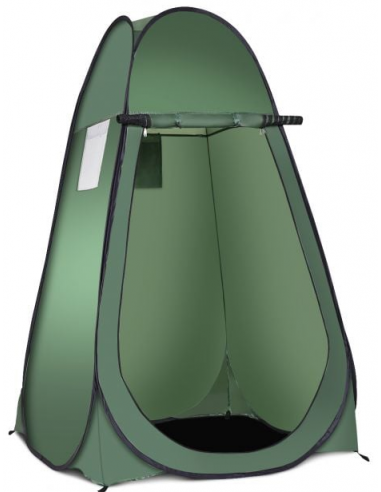 Strandtelt til omklædning H190 x B120 x D120 cm - Grøn