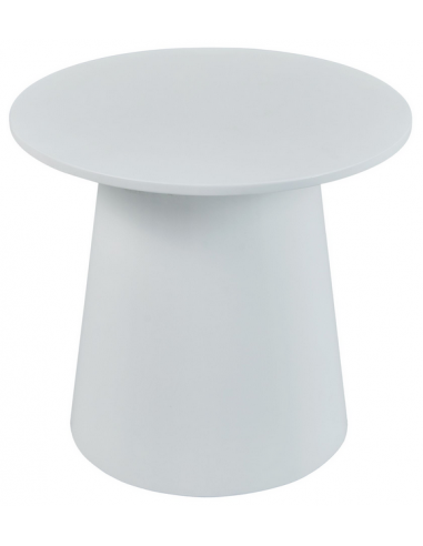 NYD Rundt sofabord i MDF H40 x Ø44 cm - Hvid