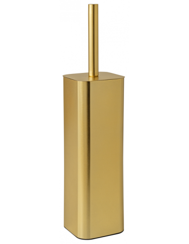 TONGA Toiletbørste i stål H38 cm - Børstet messing