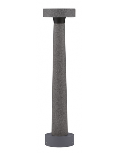 CRAM Udendørs bedlampe i beton H50 cm 5W LED - Mørkegrå