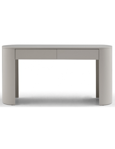 OAKURA Konsolbord i egetræsfinér B150 cm - Mat beige