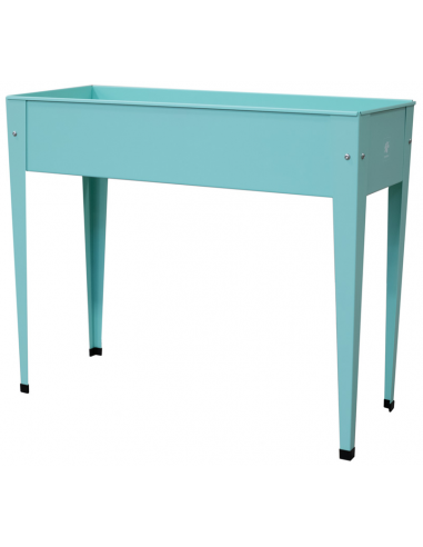 Herstera Urban højbed H84 x B100 x D40 cm i stål - Mint