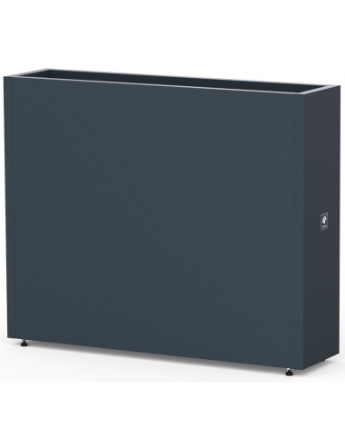 Herstera Cube højbed H80 x B100 x D25 cm i stål - Antracit