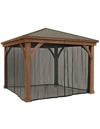 DEVON Myggenet til DEVON Pavillon 366 x 366 cm - Sort