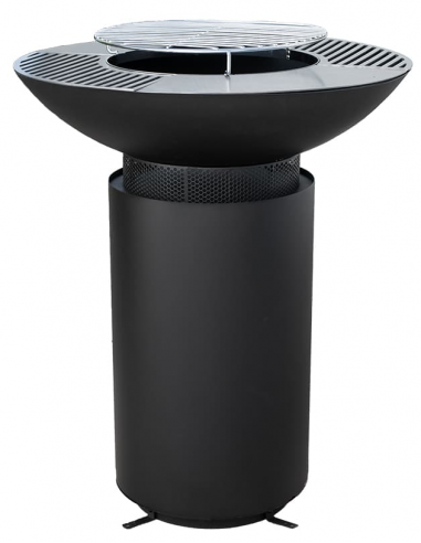 Westmann Grill i stål og rustfri stål H94 x Ø75 cm - Sort