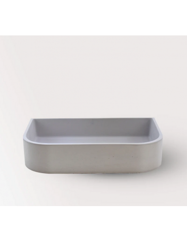 TULIP Bordmonteret håndvask i beton 50 x 32 cm - Grå