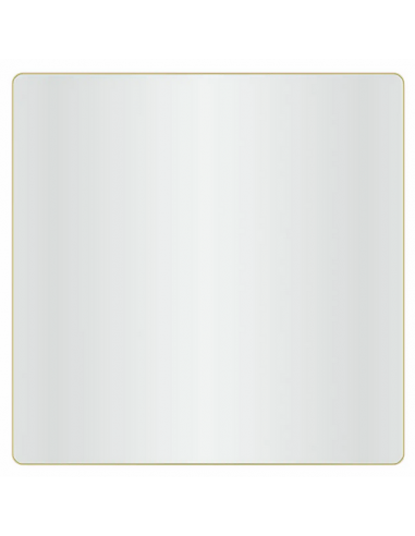 Refine spejl 80 x 80 cm - Messing