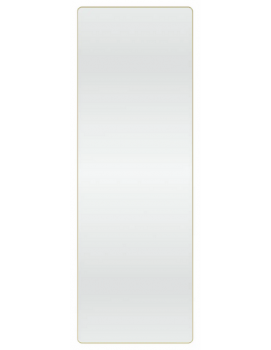 Refine spejl 160 x 55 cm - Messing