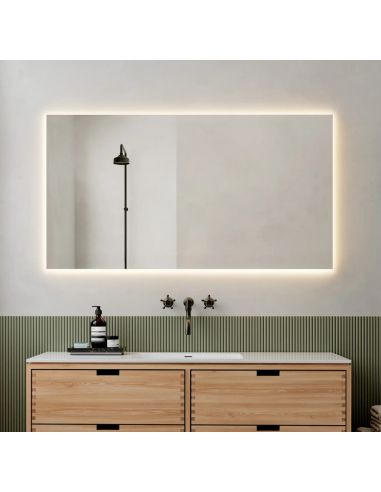 Nibe spejl med lys 75 x 140 cm 46W LED