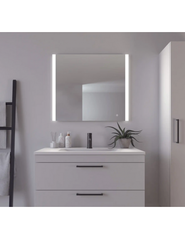 Norline spejl med lys 70 x 80 cm 12W LED