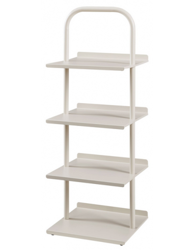 Skoreol i metal H96 x B34 x D32 cm - Champagne