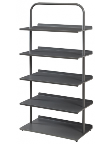 Skoreol i metal H119 x B60 x D32 cm - Antracit