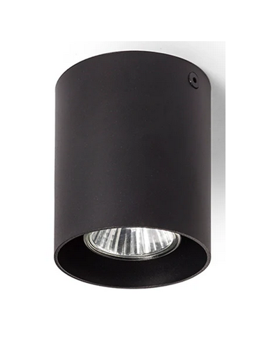 Mantova påbygningsspot Ø8 cm 1 x GU10 - Mat sort