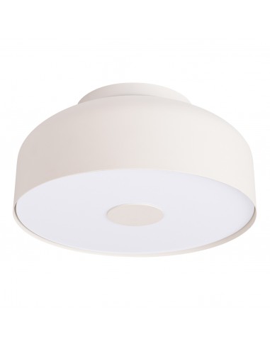 OMIQ Plafond i stål og PVC Ø30 cm 4 x E27 - Beige/Mat hvid