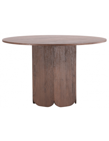 TEK Rundt spisebord i mdf Ø120 cm - Mokka