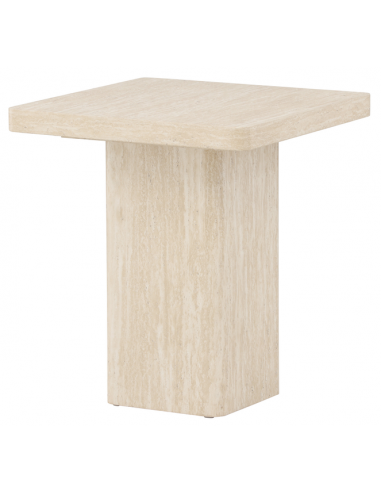 VART Sidebord i mdf H56 x B50 x D50 cm - Travertin