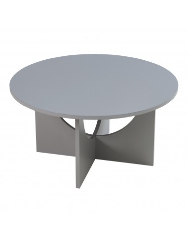 RINDAL Rundt sofabord i møbelplade H41,5 x Ø80 cm - Grå