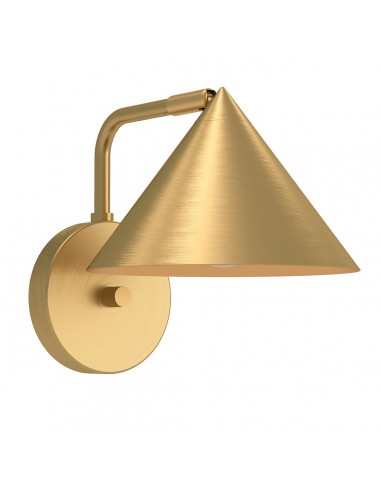 REMYCK Væglampe i stål H21,3 cm 1 x E27 - Børstet guld