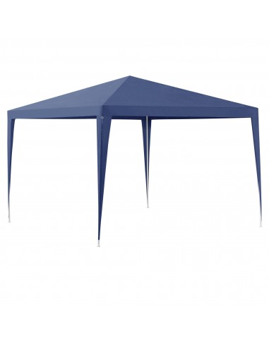 Havepavillon i stål og polyethylene 300 x 300 cm - Blå