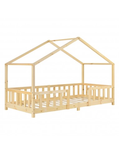 Husseng til børn i fyrretræ 200 x 90 cm - Natur