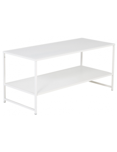 STAL Sofabord i stål H45 x B102 x D43 cm - Hvid